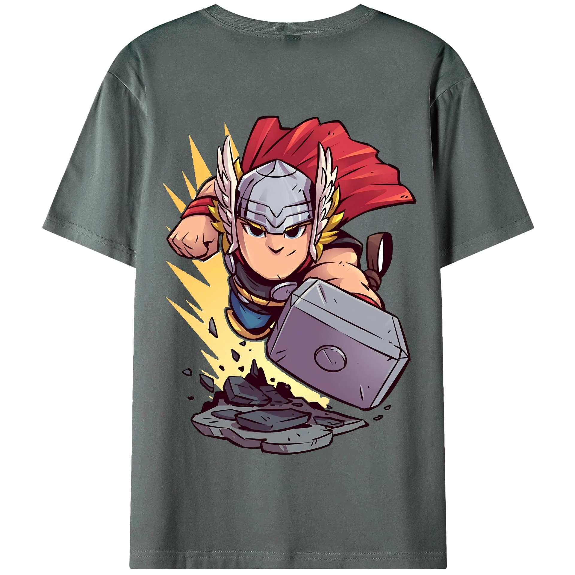 （画像用） アベンジャーズ The Avengers 綿100％半袖Tシャツ（背面プリント）